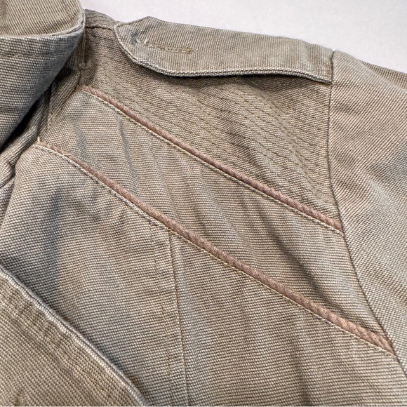 Radio London Women’s Army Green Jacket Zip Up & Button Size Medium - Picture 12 of 15